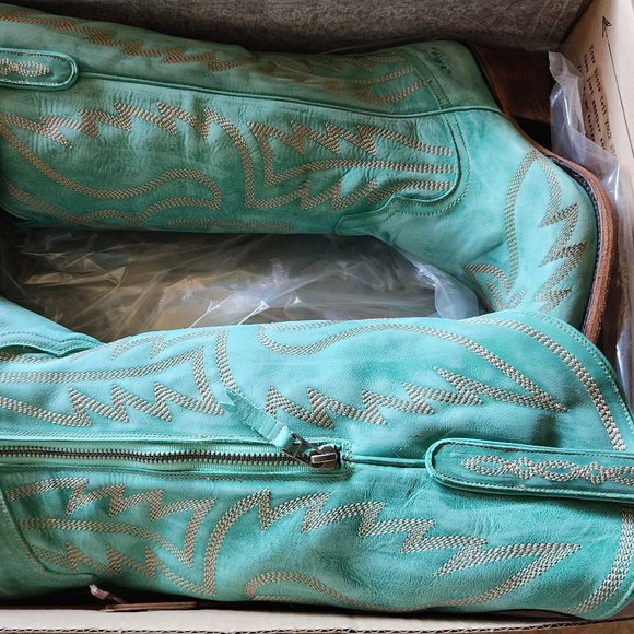 Lane Junk Gypsy Women's Nighthawk Boot Turquoise Blue - Picture 9 of 9